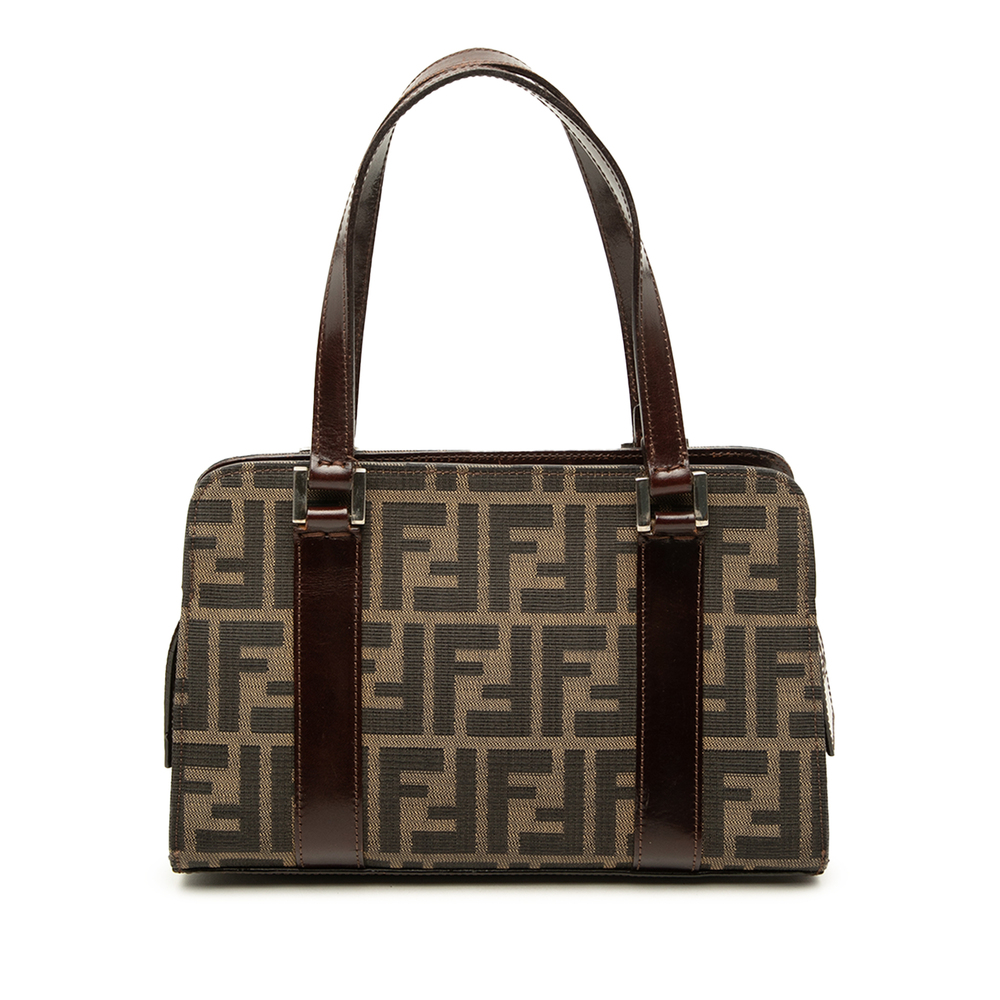 Pre-Loved Fendi Zucca Canvas Handbag